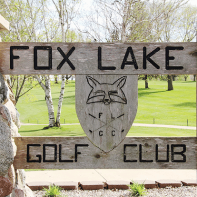 Entry sign at the Fox Lake Golf Club