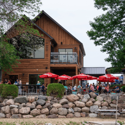 Outside view of The Marina Lodge Lakeside Pub & Provisions