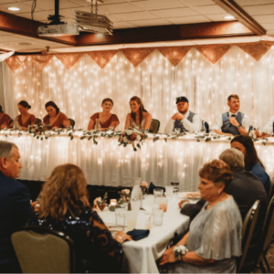 Wedding at the Fairmont Event Center located in the Best Western