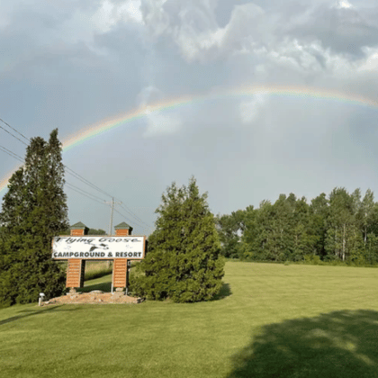 Front Entrance at Flying Goose Campground