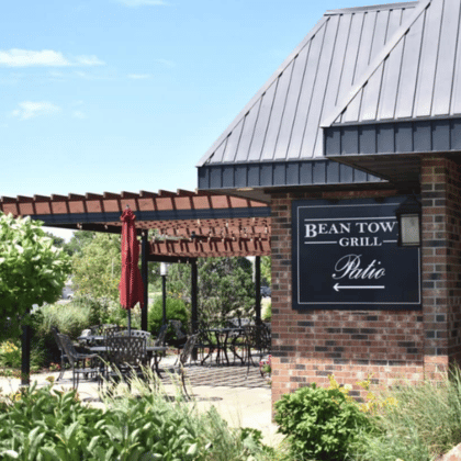 Outside view of Bean Town Grill in Fairmont