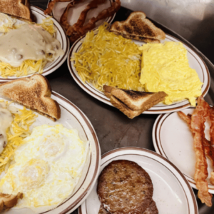 Breatfast items at The Ranch Family Restaurant