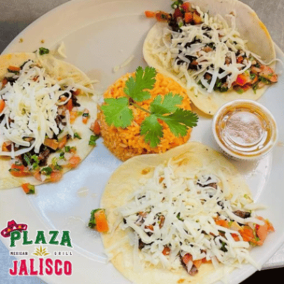 Tacos at Plaza Jalisco in Fairmont, Minnesota