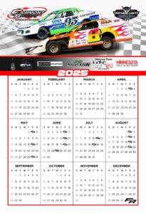 2025 Fairmont Raceway Event Calendar