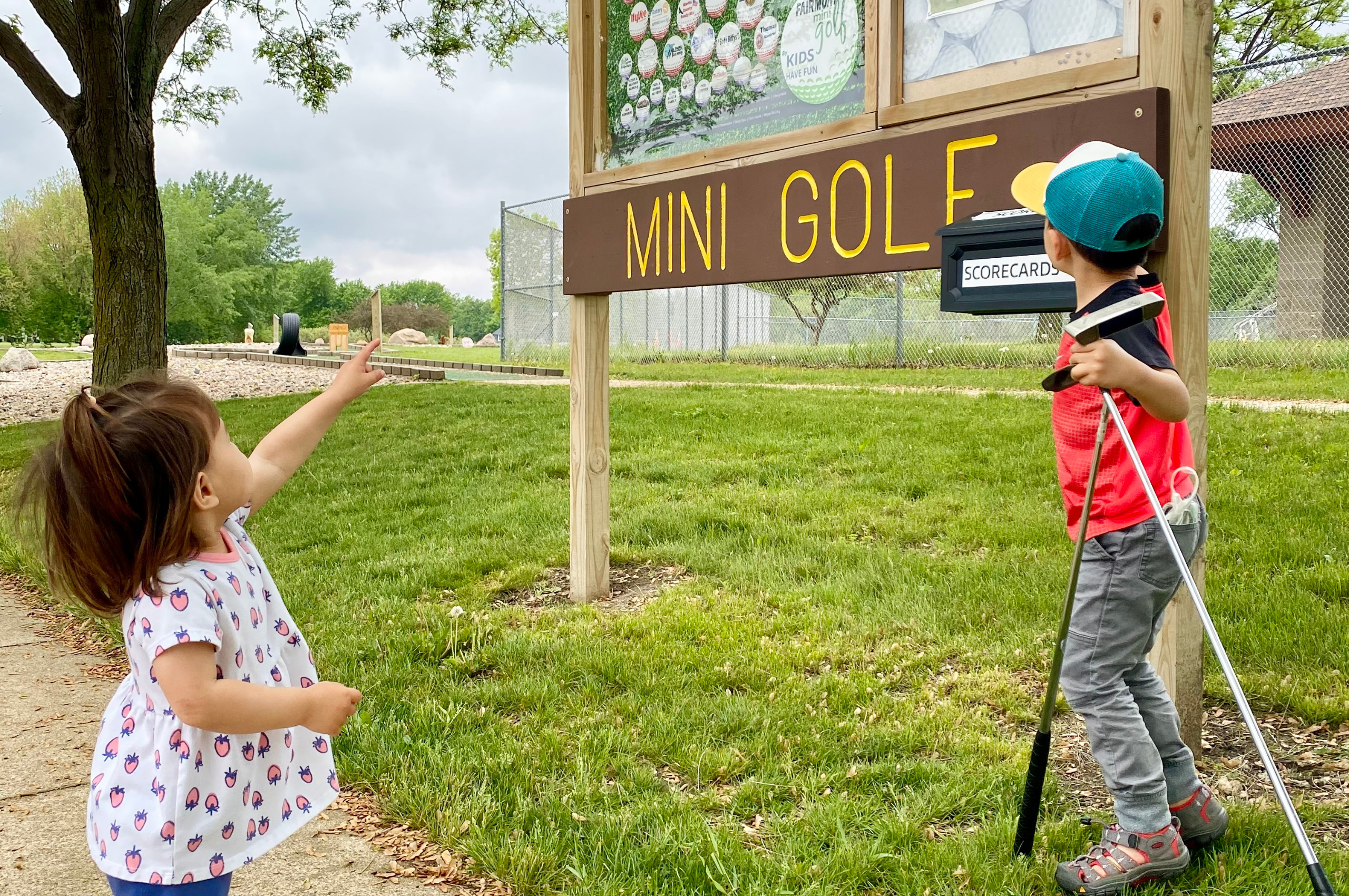 18 flavors + 18 holes: FroYo and Mini Golf