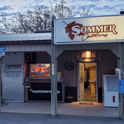 Outside View of Sommer Outdoors in Fairmont, Minnesota