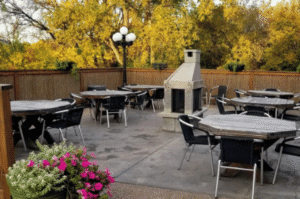 Patio at Tami's on the Ave