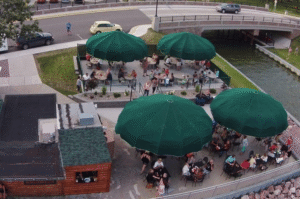 patio dining at the channel inn